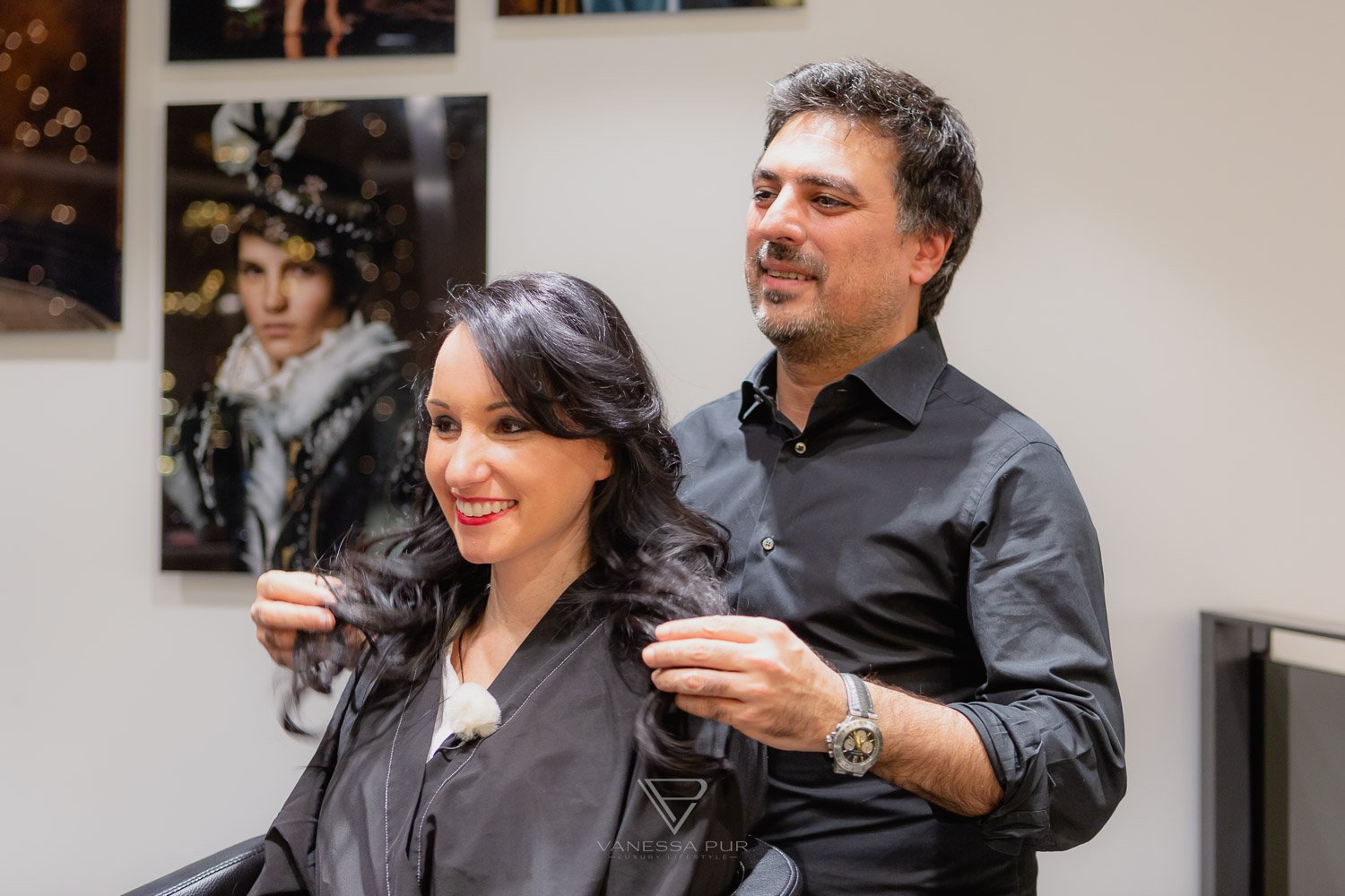Hair extensions at Shan Rahimkhan - Extensions Hairdresser in Berlin 7 Hair extensions at Shan Rahimkhan - Extensions Hairdresser in Berlin - Shan Rahimkhan Salon in Berlin - hair extensions and hair thickening in Berlin experience