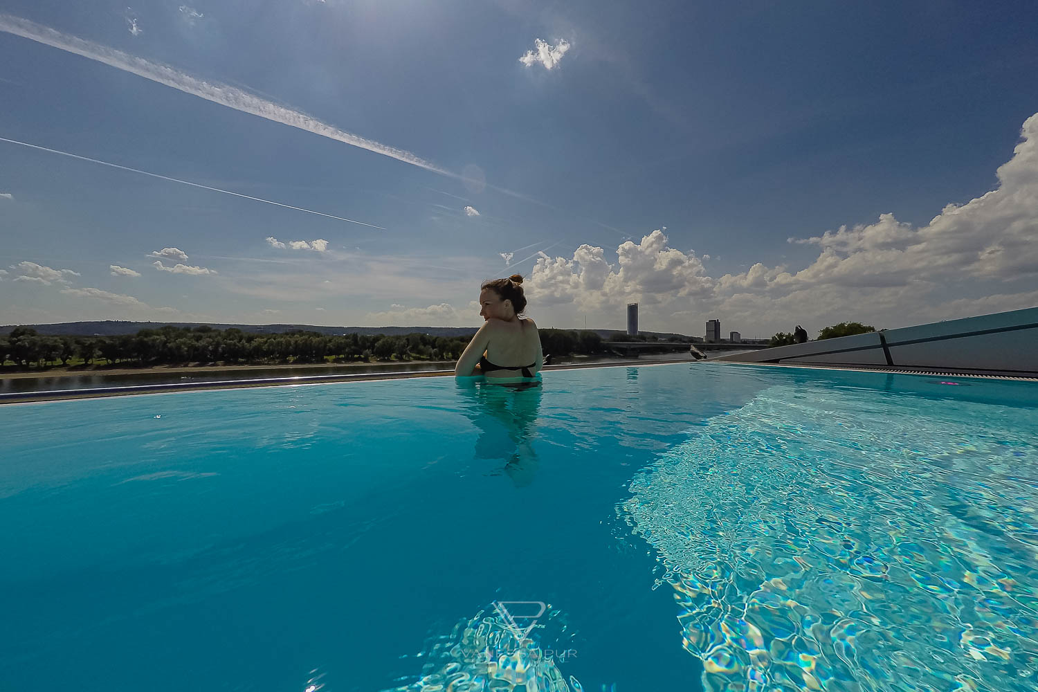 Kameha Spa Powerhouse Infinity Pool - at Kameha Grand Hotel Bonn - Wellness Spa and Recreation