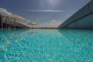 Kameha Spa Powerhouse Infinity Pool - at Kameha Grand Hotel Bonn - Wellness Spa and Recreation