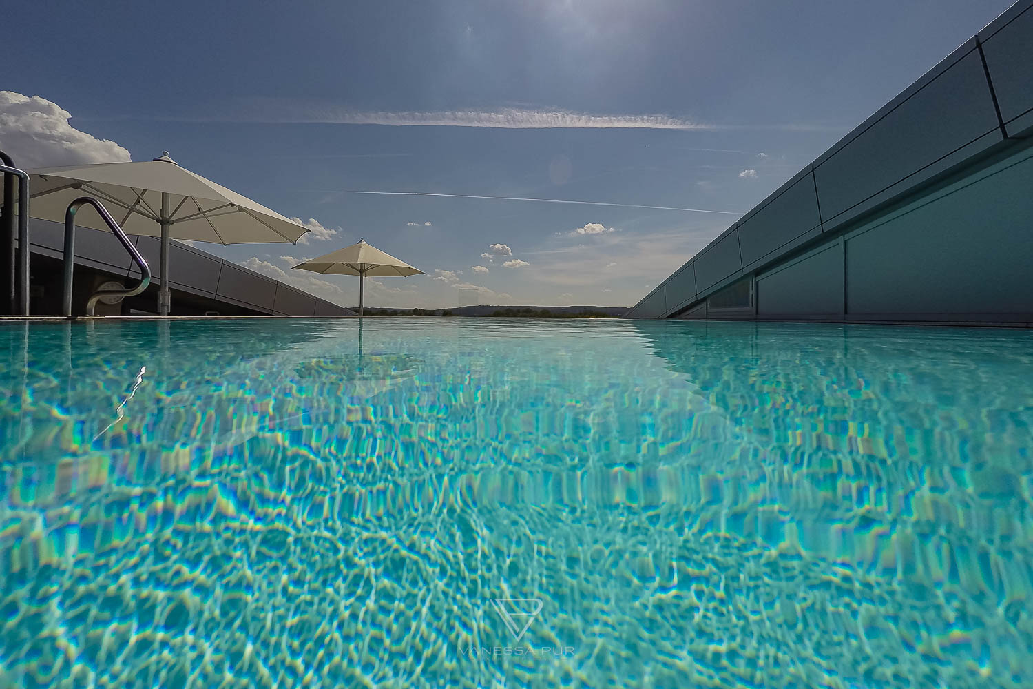 Kameha Spa Powerhouse Infinity Pool - at Kameha Grand Hotel Bonn - Wellness Spa and Recreation