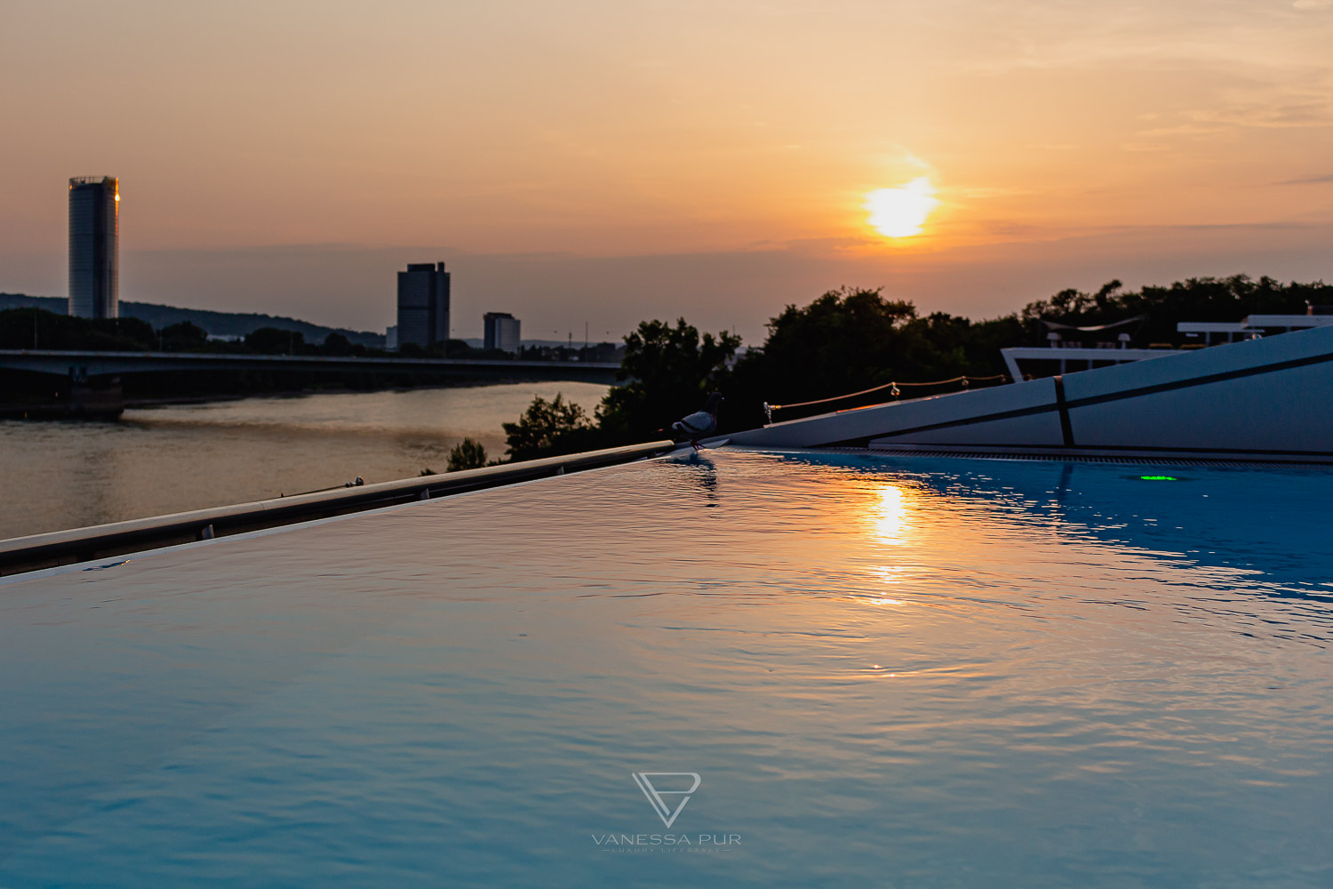 Kameha Spa Powerhouse Infinity Pool - at Kameha Grand Hotel Bonn - Wellness Spa and Recreation