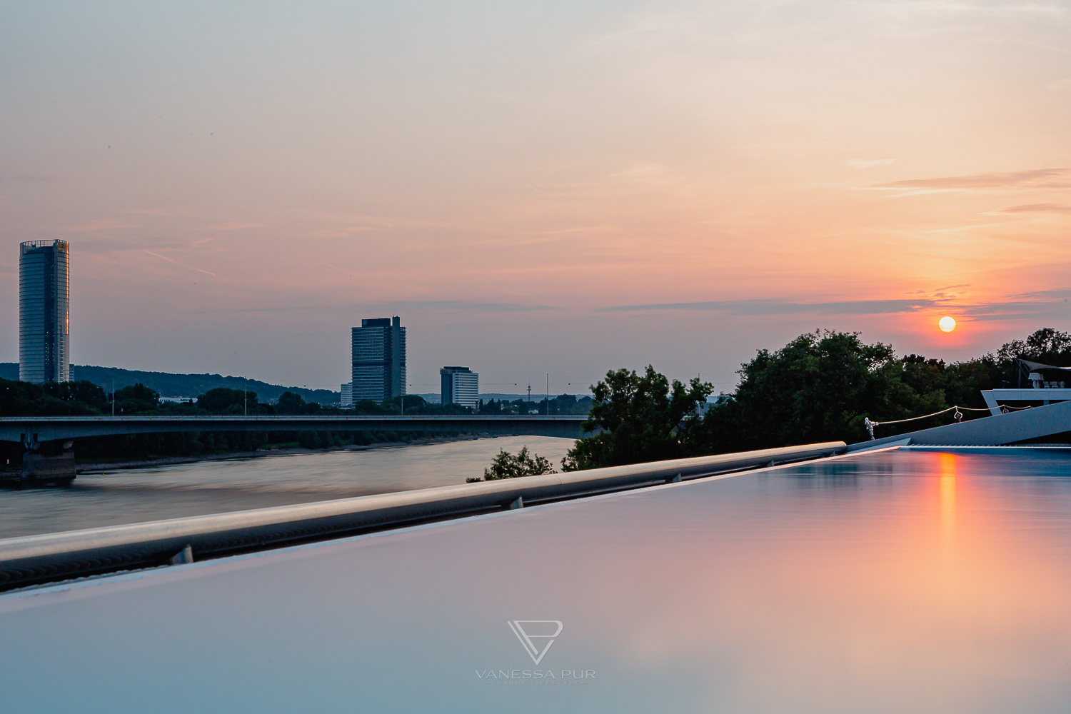 Kameha Spa Powerhouse Infinity Pool - at Kameha Grand Hotel Bonn - Wellness Spa and Recreation