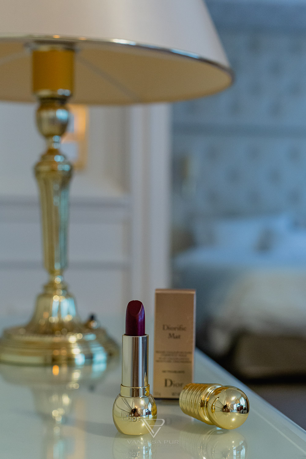 Dior Lipstick - Diorific Mat Troublante 590 - luxury cosmetics lipstick