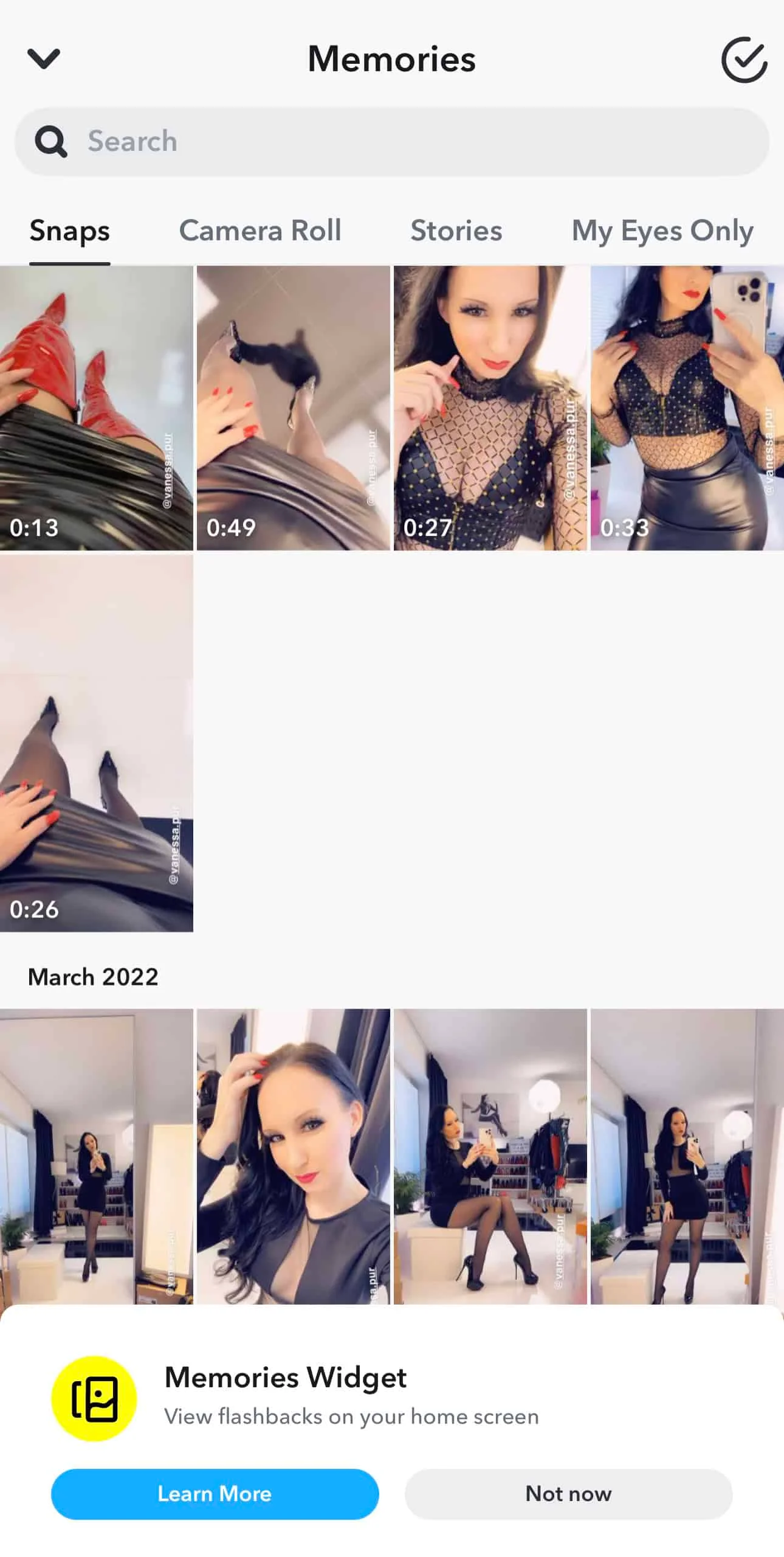 Snapchat Memories tutorial - How does Snapchat Memories work?
