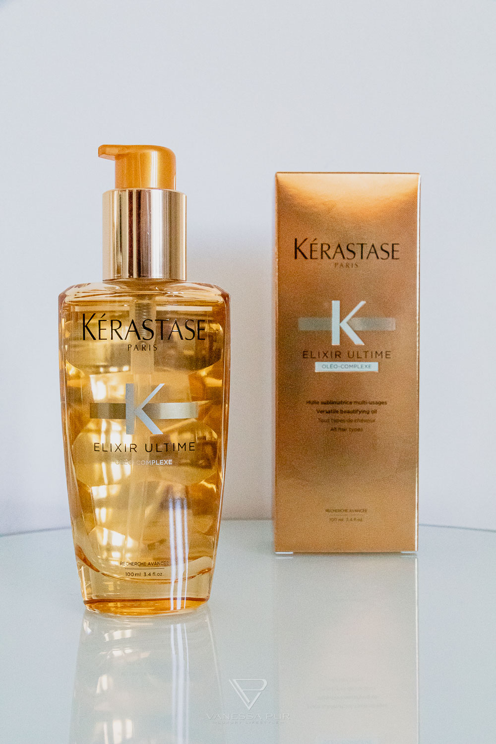 Best Kerastase hair care for beautiful long hair - dry and colored hair - Beautyblogger - hair and extensions - how to care for extensions - what shampoo to use?