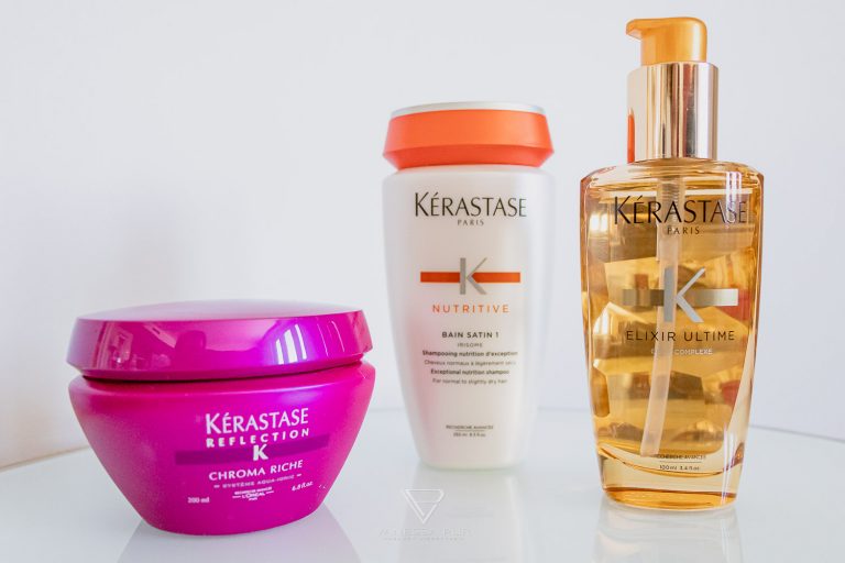 Best Kerastase hair care for beautiful long hair - dry and colored hair - Beautyblogger - hair and extensions - how to care for extensions - what shampoo to use?