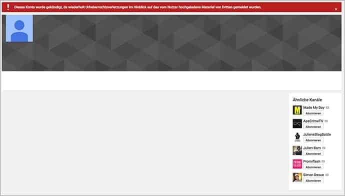 YouTube kopiert - Videos oder YouTube Kanal kopiert - Anleitung zum Löschen der Urheberrechtsverletzung 2 YouTube kopiert - Videos oder YouTube Kanal kopiert - Anleitung zum Löschen der Urheberrechtsverletzung