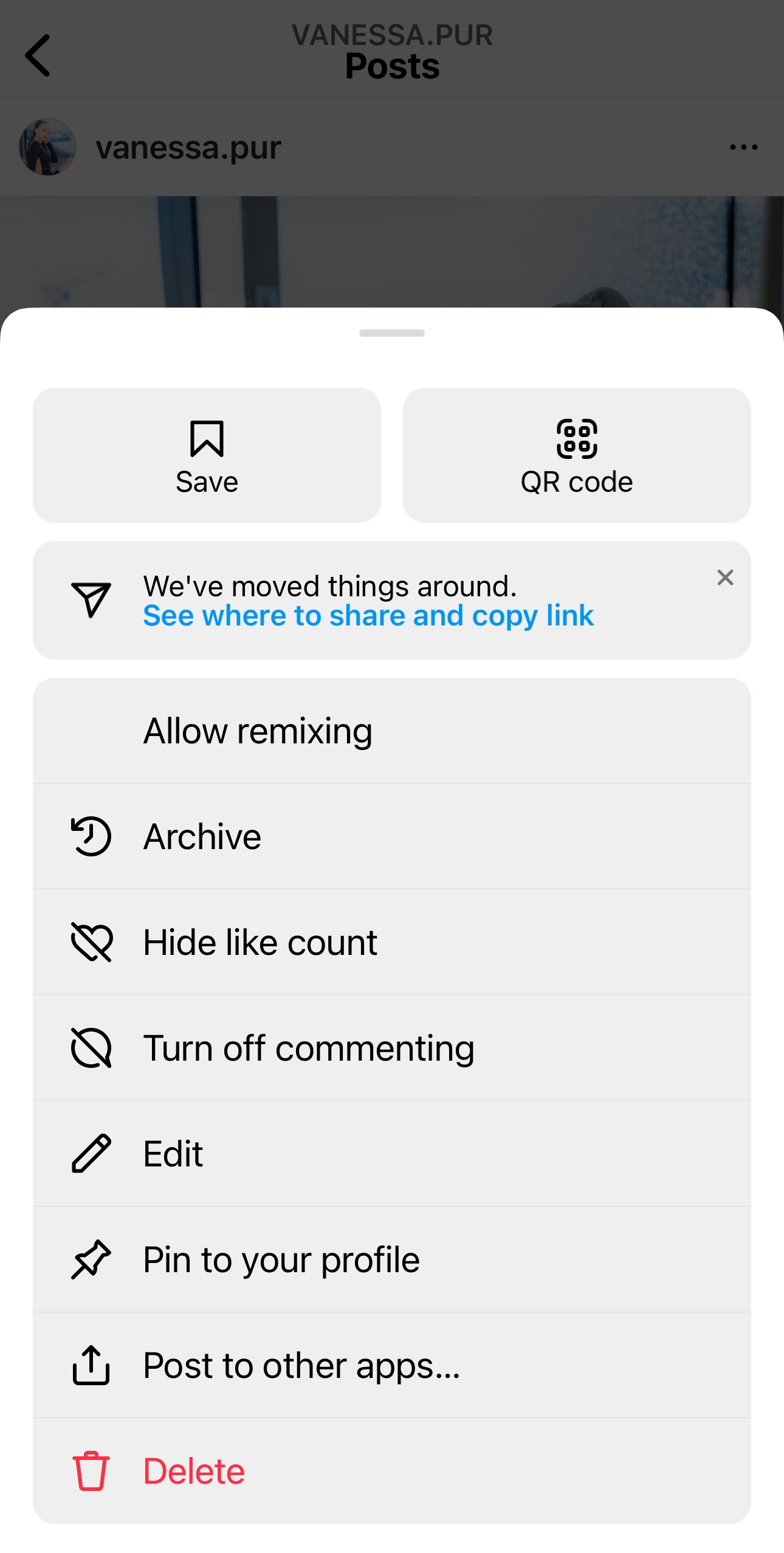 Archive instagram posts - remove Instagram images without deletion