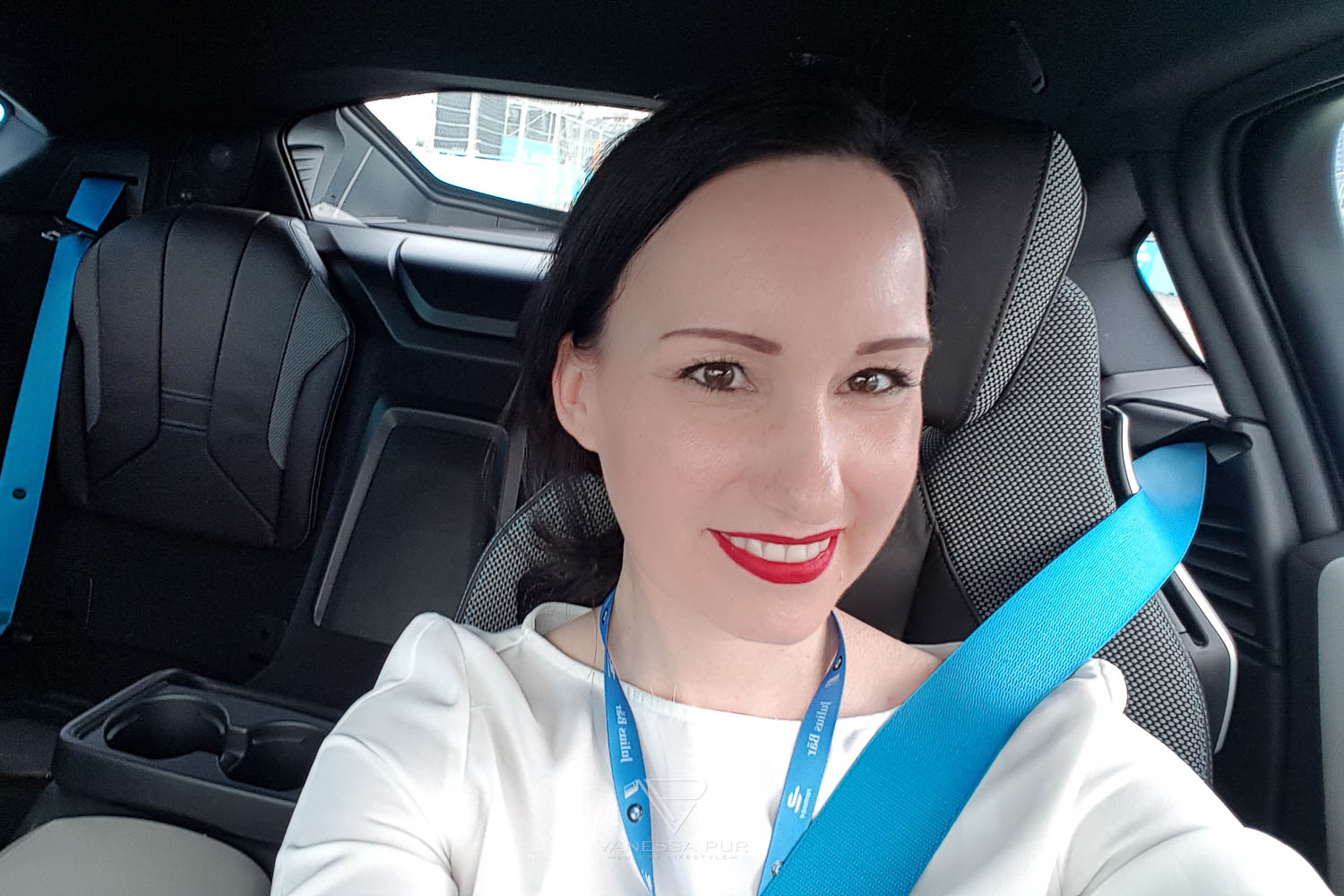 Vanessa Pur BMW i8 driving experience on the Formula E race track in Berlin - Race Track & Driving Experience - HarmanKardon GetElectrified Formula E Grand Prix Berlin - BMW Motorsport Event and Driving Experience with BMW i8 ECar