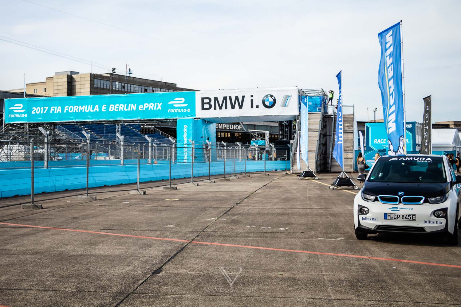 BMW i8 driving experience on the Formula E race track in Berlin - Race Track & Driving Experience - HarmanKardon GetElectrified Formula E Grand Prix Berlin - BMW Motorsport Event and Driving Experience with BMW i8 ECar