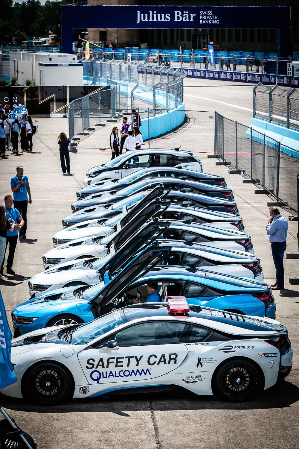 Formula E race motorsport in Berlin - Tempelhof Airport - VIP at MS Amlin Andretti Racing Team - FIA Formula E - Electric Streetracing - Grid Girl - Speed Event Motorsport Event Blogger