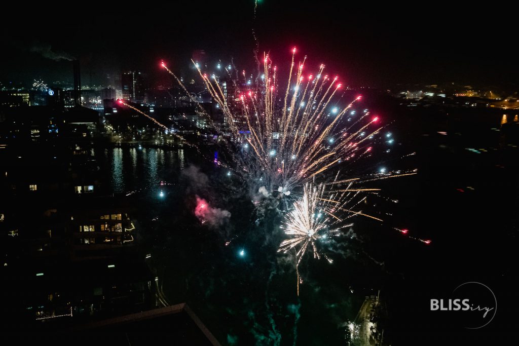 Silvester in Hamburg - Hotel Westin Hamburg Elbphilharmonie - Silvester Hamburg Feuerwerk Elbphilharmonie - Westin Hotel Hamburg - Ausblick Hamburg Hafencity und Elbe - Reiseblog Vanessa Pur