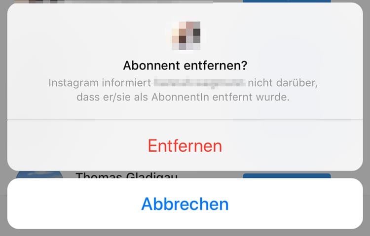 Instagram Follower entfernen - einfach ohne Blockieren 3 Instagram Follower entfernen - einfach ohne Blockieren