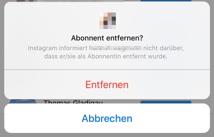 Instagram Follower entfernen - einfach ohne Blockieren