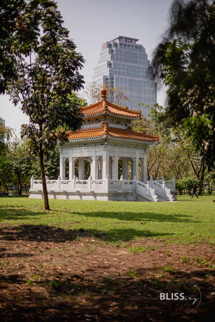 Sehenswürdigkeiten Bangkok - Lumpini Park in Thailand - Lumphini Park mit See zur Erholung und Sport oder Fitness