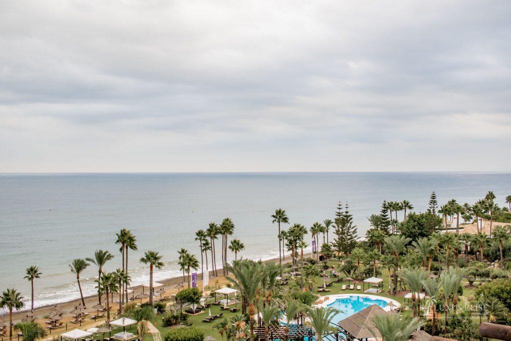 Kempinski Hotel Bahia Estepona Andalusien Spanien - Hoteltour und Hoteleindruck - Luxuriöses 5-Sterne Hotel am Mittelmeer - Aussicht auf das Mittelmeer