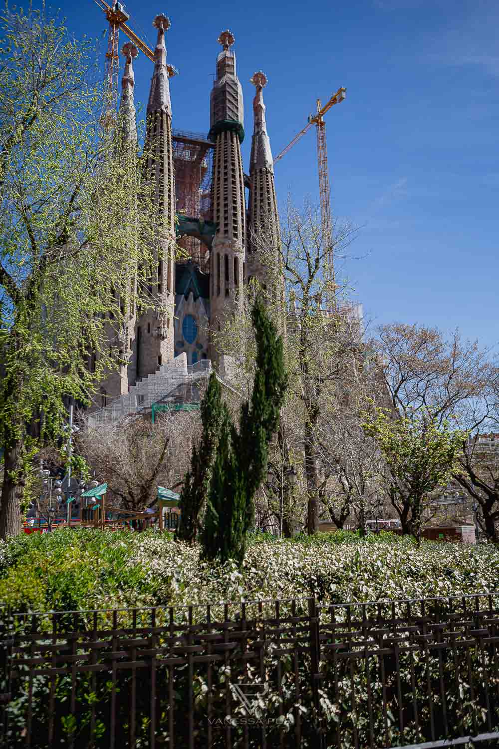 Barcelona - Sagrada Familia church - view & tips for visiting the church and basilica - Top sightseeing in Barcelona, the Sagrada Familia. Entrance fees and opening hours, views from the towers and tips for visiting - Basílica i Temple Expiatori de la Sagrada Família - How much does it cost to climb the tower? Which tower is better? When is the Sagrada open? Is it worth a visit to Barcelona? Barcelona sightseeing and top10 tips - Luxury Travel Blog - Travel Blogger Germany