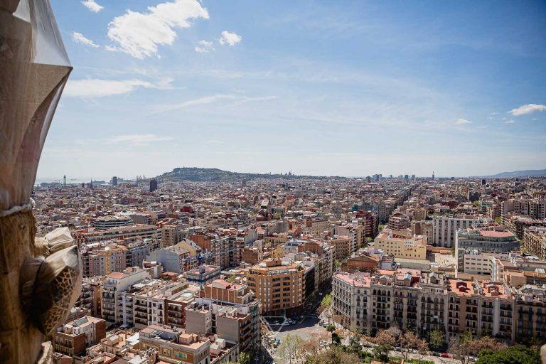 Sehenswürdigkeiten Barcelona – Sagrada Familia Aussicht Kirche
