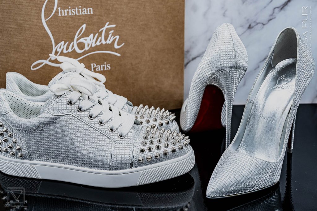 Christian Louboutin Sneaker und High Heels So Kate silber - So Kate 120 - Specchio/Lining - Elektra/Lin Elektra - Sneaker Viera 2 Flat  - Micro 3D/Specchio - Silver - Optisch passende Christian Louboutin Sneaker zu meinen Christian Louboutin High Heels So Kate silber Specchio 120. Alternative, aber bequem?