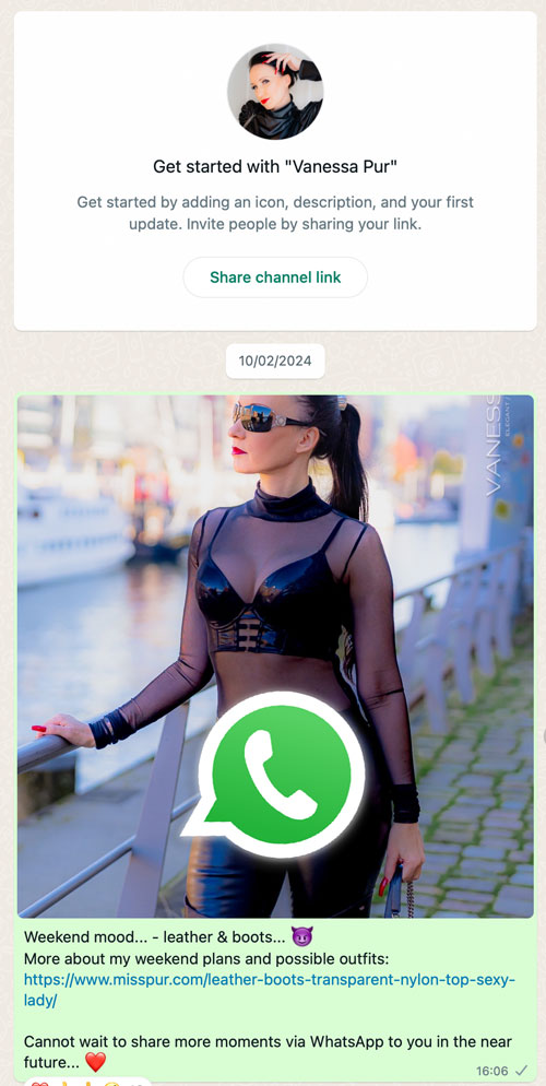 Vanessa Pur bei WhatsApp - was ist die WhatsApp Nummer von Vanessa