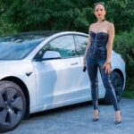 Leather pants and Leather outfit - Tesla Model 3 LR Erfahrung - Langzeiterfahrung und Reichweite