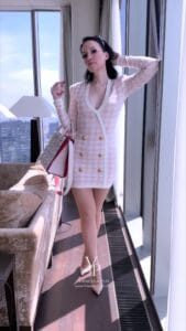 Elegant Summer Glow – Balmain Mini Dress Look (Videoclip)