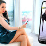 Vanessa Pur TikTok Lookbook Leather Dress Lookbook with Christian Louboutin So Kate High Heels walk and sheer tights with Miss Dior handbag