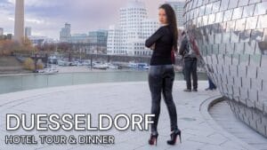 DÜSSELDORF VLOG mit Lederhose – HYATT HOTEL mit Dox Restaurant im Abendkleid