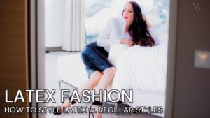 Latex Skirt, High Heels and white Blouse – Most Luxurious Duplex Hotel Room Tour