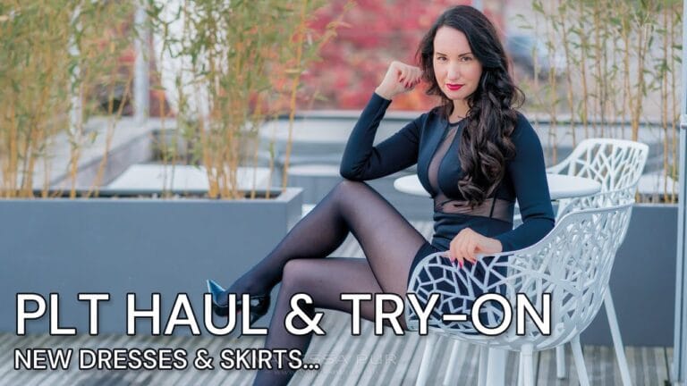 PLT HAUL – New Black Dresses, Short Skirts and Stylish Tops – WINTER OUTFITS