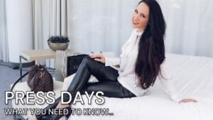 PRESS DAYS – What are they? Explanation, info, examples in LEATHER FASHION