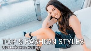TOP 5 Fashion Outfits für den Frühling – LEDER Minirock und Strumpfhose
