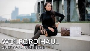 WOLFORD HAUL – Strümpfe und Strumpfhosen mit Naht OUTFITS – Graue Overknees