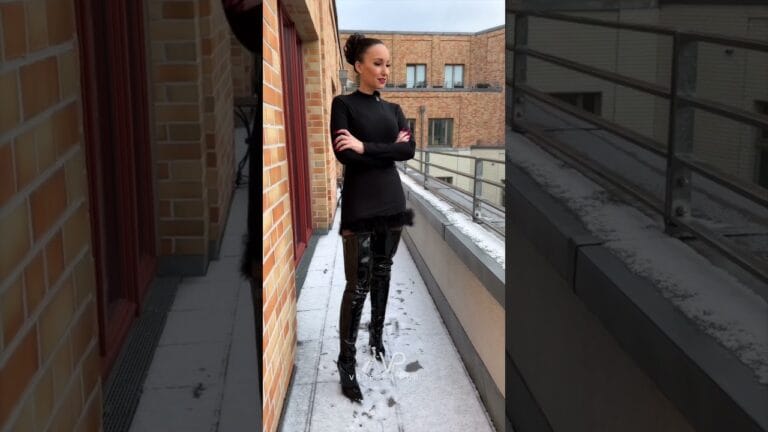Frohe Weihnachten – Weihnachtsoutfit mit Overknees