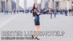 Leder Kleid und Strumpfhosen Outfit – Adlon Berlin Luxus Hotel