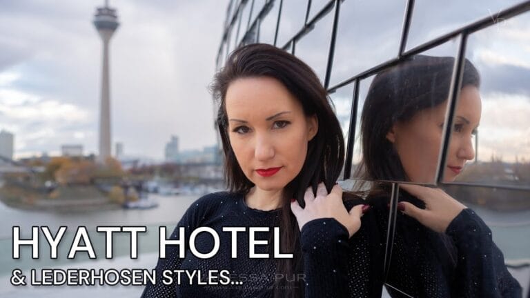 Lederhosen Lookbook und Hyatt Hotel Düsseldorf Reise Vlog