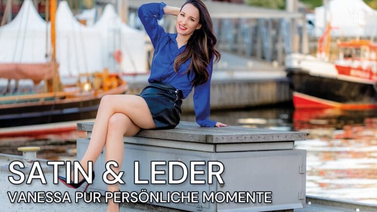 Vanessa Pur Persönlich – Montag mit Satinbluse und Lederrock