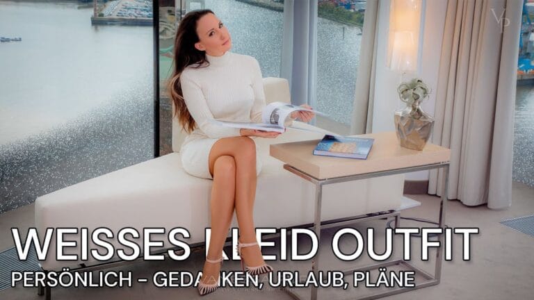 Vanessa Pur persönlich – Gedanken, Urlaub und Pläne (weißes Kleid Outfit)
