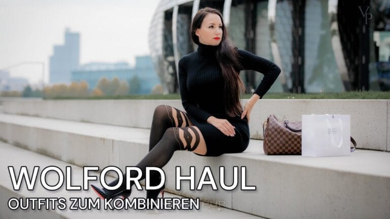 Wolford Haul – Strümpfe und Strumpfhosen mit Naht Outfits – Graue Overknees